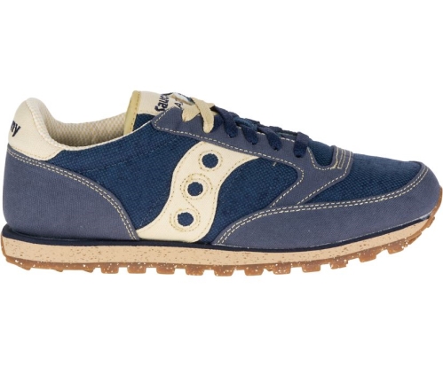 Tenis Saucony Jazz Low Pro Vegan Hombre Zapatos Originales Azul Marino México MX-980-YA